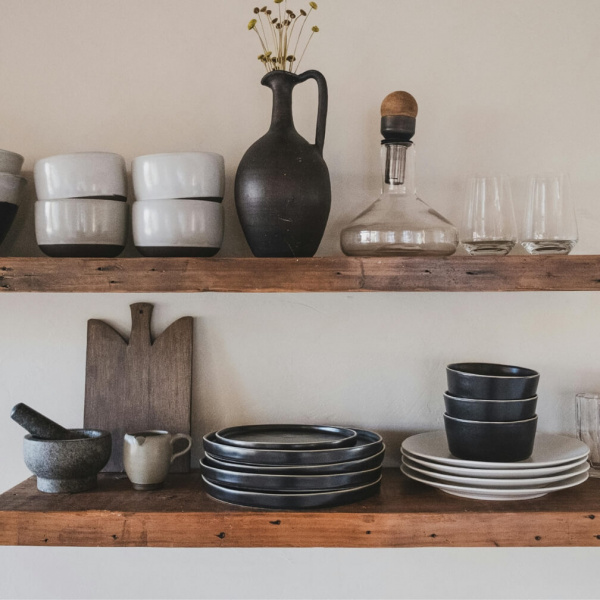 Vaiselle pour un restaurant